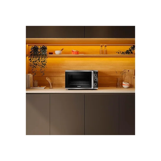 Forno Elétrico de Bancada Mueller MFB50K 50L Preto Fosco 127V com Grill - AP / MT