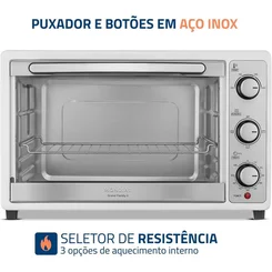 Forno Elétrico Mondial Grand Family II FR-52-W 52L Branco 127V - AP / MT