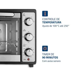 Forno Elétrico Mondial Grand Family II FR-52-W 52L Branco 127V - AP / MT