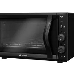 Forno Elétrico de Bancada Mueller MFB50F 50L Preto Fosco 127V Vidro Duplo com Grill - AP / MT