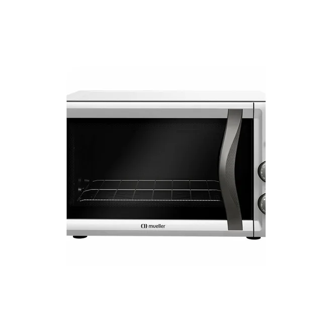 Forno Elétrico de Bancada Mueller MFB50F 50L Branco com Grill e Vidro Duplo - AP / MT