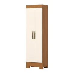 Roupeiro Multiuso 2 Portas Cinamomo/Off White B387-221 - Briz