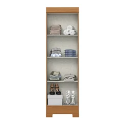 Roupeiro Multiuso 2 Portas Cinamomo/Off White B387-221 - Briz