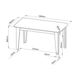 Mesa Tarsila Com 6 Cadeiras Veneza Mel Grafite Inox Chumbo - Viero