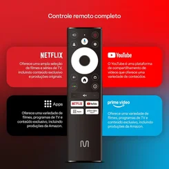 Smart TV 65" Google 4K DLED Preto - Multi