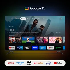 Smart TV 65" Google 4K DLED Preto - Multi