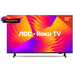 Smart Tv 32" AOC Led Roku Wi-fi HD HDMI