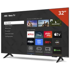 Smart Tv 32" AOC Led Roku Wi-fi HD HDMI
