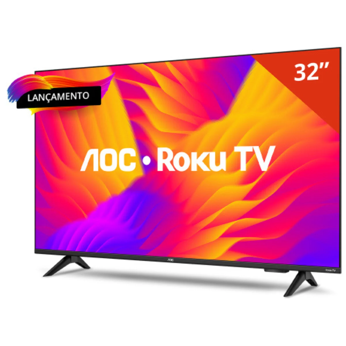 Smart Tv 32" AOC Led Roku Wi-fi HD HDMI