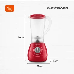 Liquidificador Easy Power L 550-B 127V Vermelho - Mondial