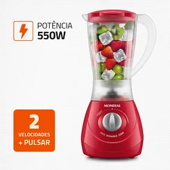 Liquidificador Easy Power L 550-B 127V Vermelho - Mondial