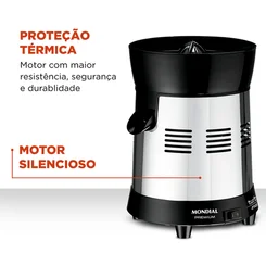 Extrator De Sucos E-10 Bivolt Turbo 250W Premium - Mondial