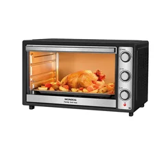 Forno Elétrico Family Grill Inox Preto 60 Litros 1800W - FRN-60-BI - Mondial
