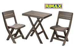 Conjunto de Mesa e Cadeiras Para Terraço 3 Peças 854-13010 - BZ / IMP