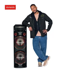Torre de Som Aiwa AWS-T2W-02 2300W Bluetooth RGB USB FM DJ Bivolt - AP / MT