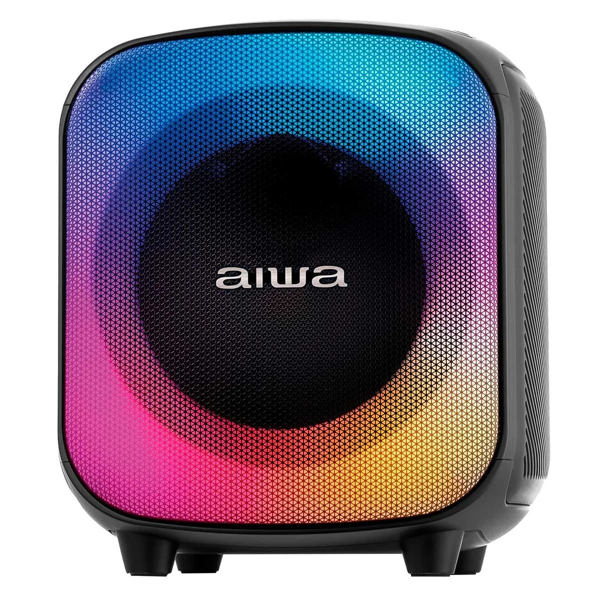 Caixa de Som PartyBox AIWA AWS-PB-07 100W RMS Bluetooth RGB IPX4 Bivolt - Preto - AP / MT