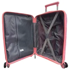 Mala de Viagem com Rodinhas 360º Shmily 10kg Polipropileno Rosa - AP / MT