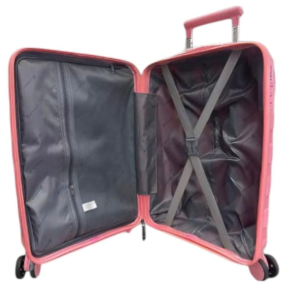 Mala de Viagem com Rodinhas 360º Shmily 10kg Polipropileno Rosa - AP / MT