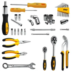 Kit de Ferramentas WAP 110 Peças WF M110 em Aço Cromo Vanádio com Maleta Organizadora - AP / MT