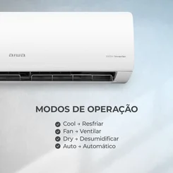 Ar Condicionado AIWA Split High Wall High Inverter 18.000 BTUs Frio 220V AWS-AC-18F - AP / MT
