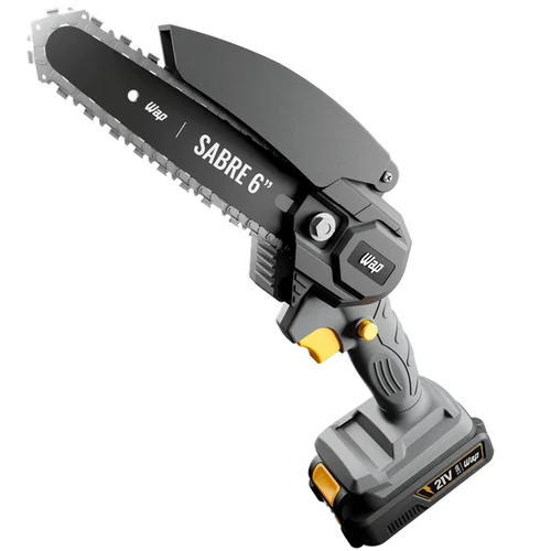 Motosserra de Sabre 6" WAP K21 S01 com Bateria, Carregador e Maleta - AP / MT
