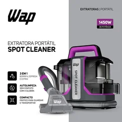 Extratora Portátil WAP Spot Cleaner W3 127V 1450W - AP / MT
