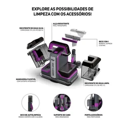 Extratora Portátil WAP Spot Cleaner W3 127V 1450W - AP / MT