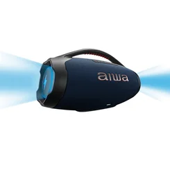 Caixa de Som Boombox Plus AIWA AWS-BBS-01-LBL 200W Bluetooth RGB Bivolt - AP / MT