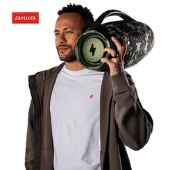 Boombox Plus Aiwa AWS-BBS-01-GR 200W Bluetooth 5.3 30H IP66 Verde - AP / MT