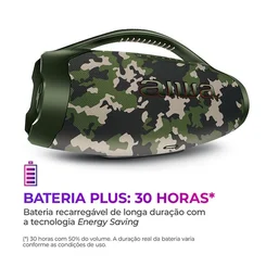 Boombox Plus Aiwa AWS-BBS-01-GR 200W Bluetooth 5.3 30H IP66 Verde - AP / MT