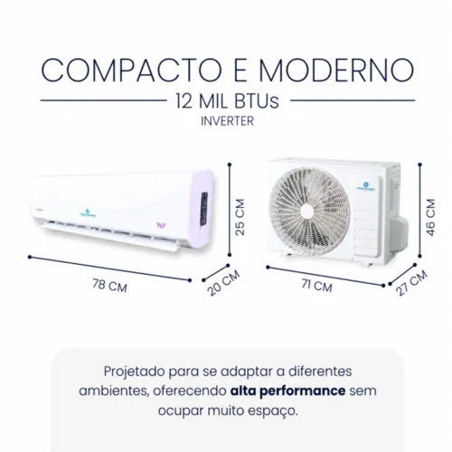 Ar-condicionado Split POP Inverter 12.0000 Btus 64402 - Techfrio