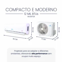 Ar-condicionado Split POP Inverter 12.0000 Btus 64402 - Techfrio
