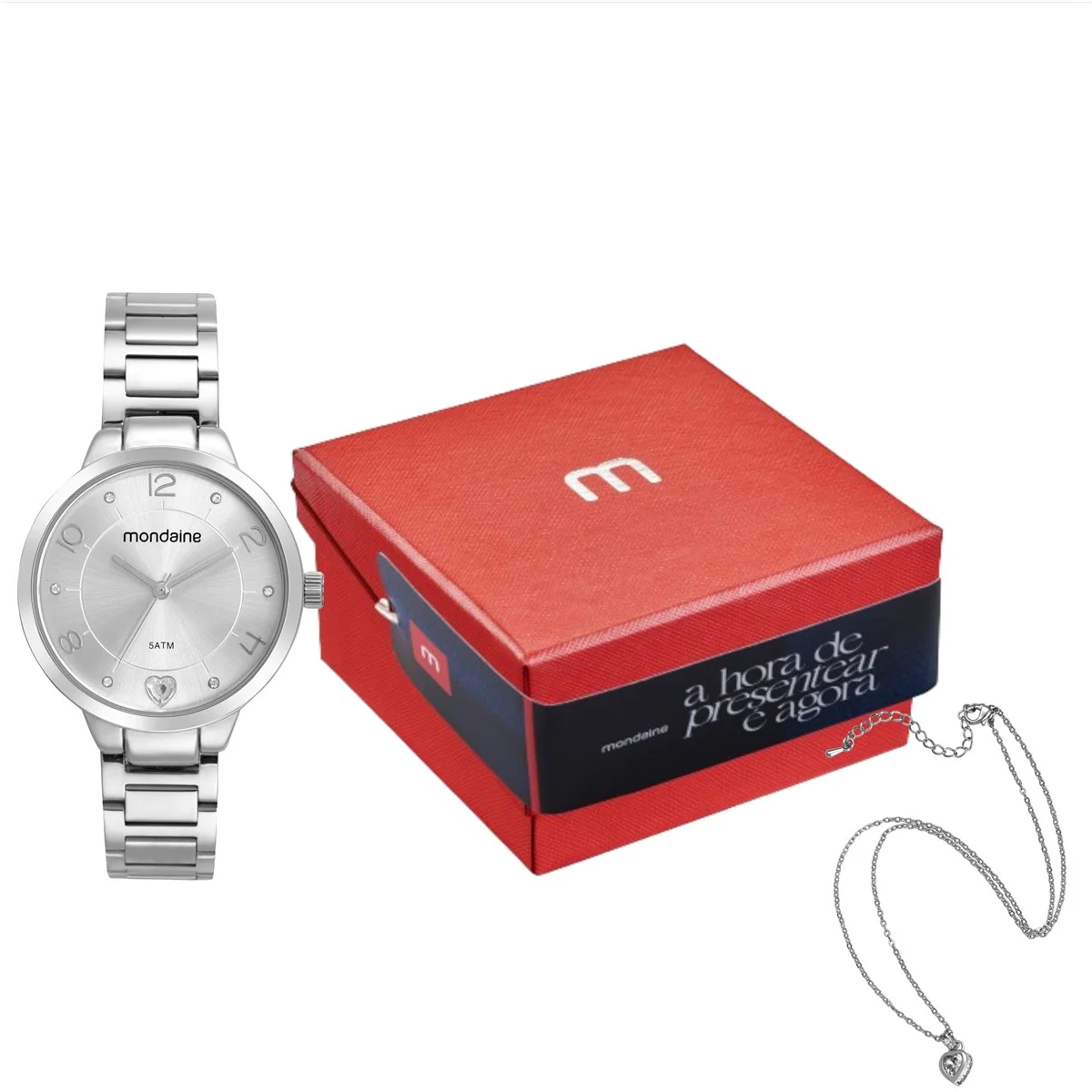 Relógio De Pulso Masculino 38 mm 32738L0MKNE2K1 - Mondaine
