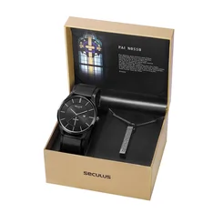 Relógio De Pulso Masculino 48 mm 20769GPSKPA1K1 - Seculus
