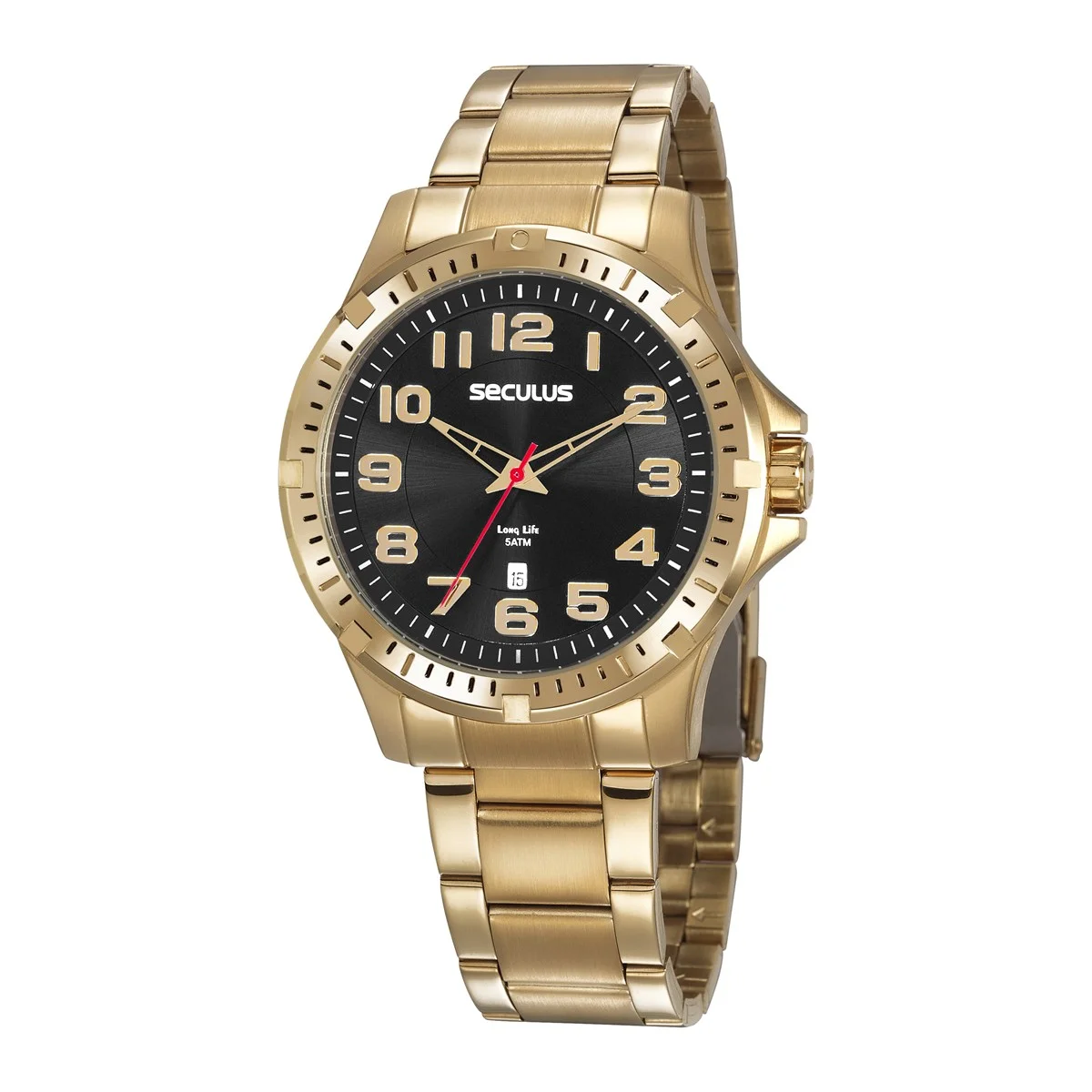 Relógio De Pulso Masculino 45 mm 20787GPSVDA3 - Seculus