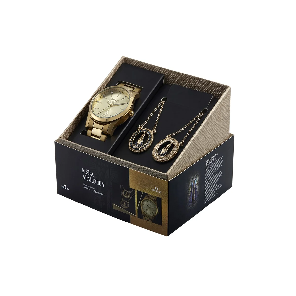 Relógio De Pulso Feminino 38 mm 20981LPSKDA1K1 - Seculus