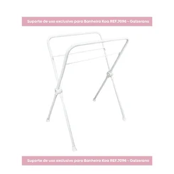 Suporte Para Banheira Koa Branca 7051BC - Galzerano