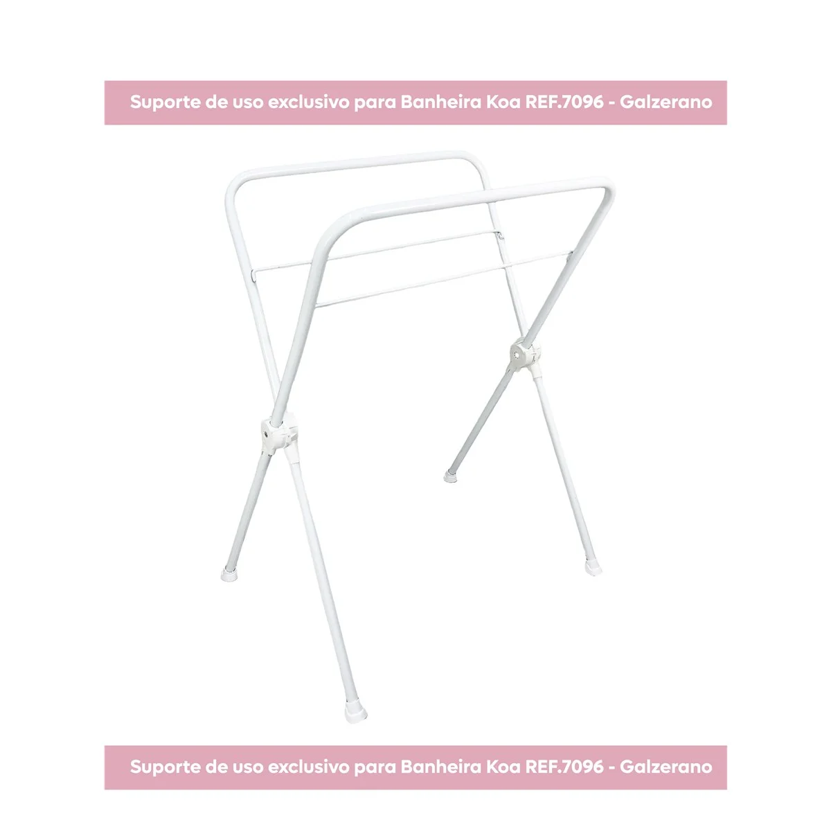 Suporte Para Banheira Koa Branca 7051BC - Galzerano