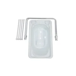 Banheira Plástica Acqua Trio Azul Para Bebês 7065BL - Galzerano