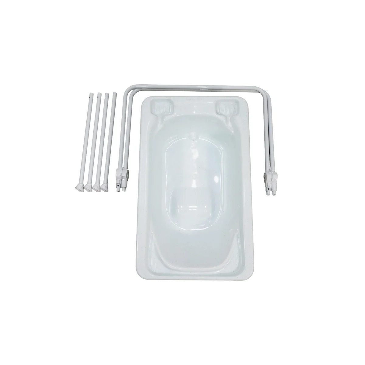 Banheira Plástica Acqua Trio Azul Para Bebês 7065BL - Galzerano