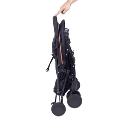 Carrinho De Bebê Nizi Preto 1080PT - Galzerano