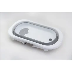 Banheira Plástica Koa Para Bebês Cinza 7096CZ - Galzerano