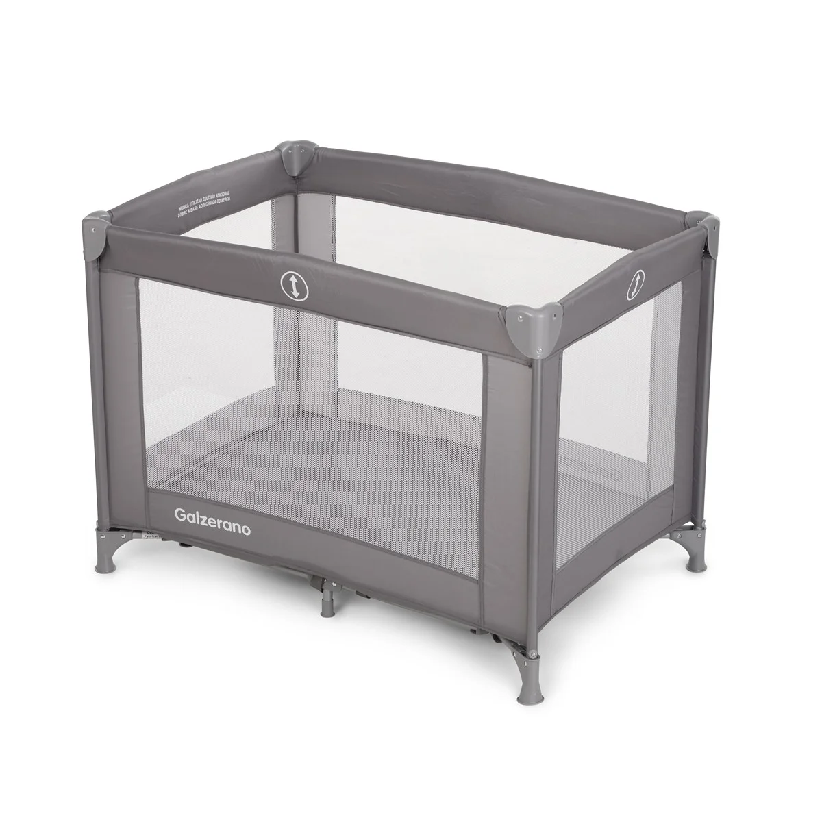 Berço Basic Cinza 2065CZ - Galzerano