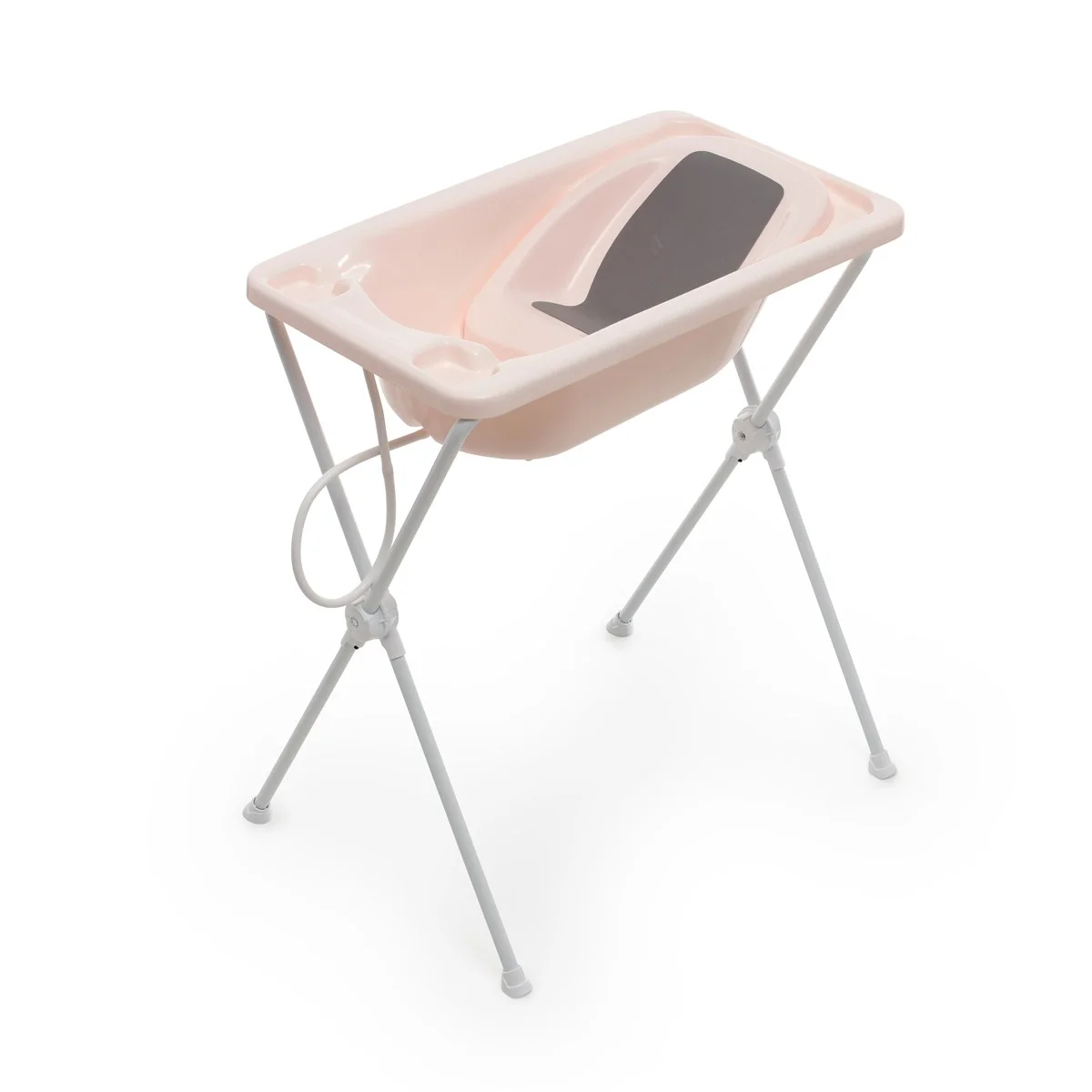 Banheira Plástica Acqua Trio Rosa Para Bebês 7065RS - Galzerano