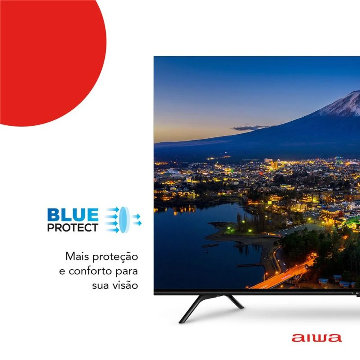 Smart TV AIWA 55" Android 4K Borda Ultrafina Dolby Vision e Atmos AWS-TV-55-BL-01-A - AP / MT