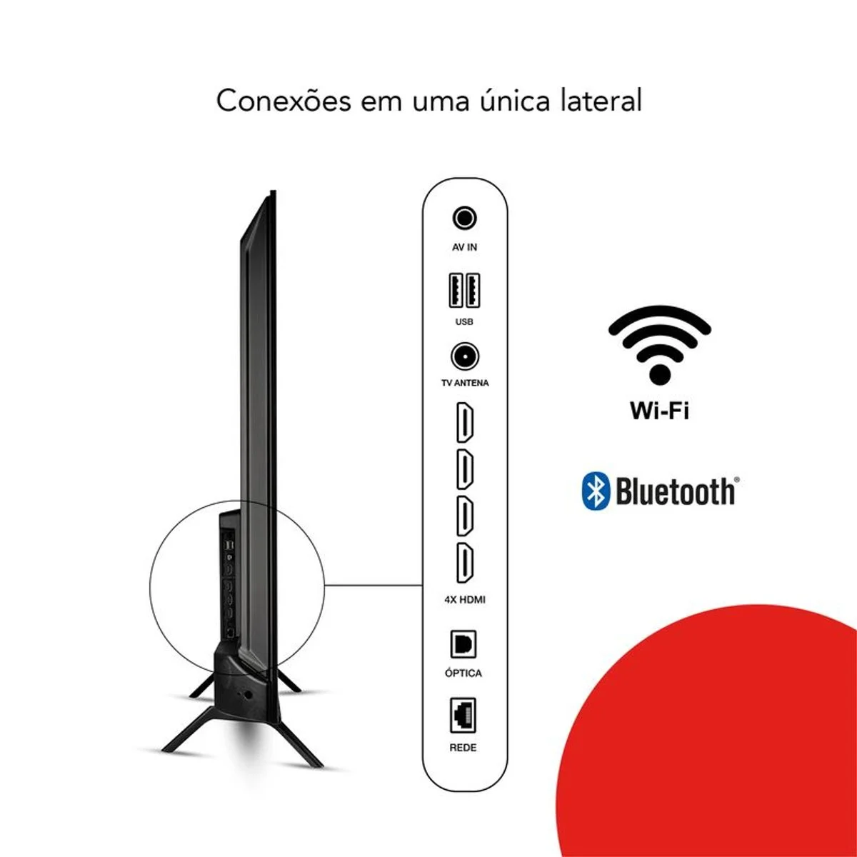 Smart TV AIWA 55" Android 4K Borda Ultrafina Dolby Vision e Atmos AWS-TV-55-BL-01-A - AP / MT