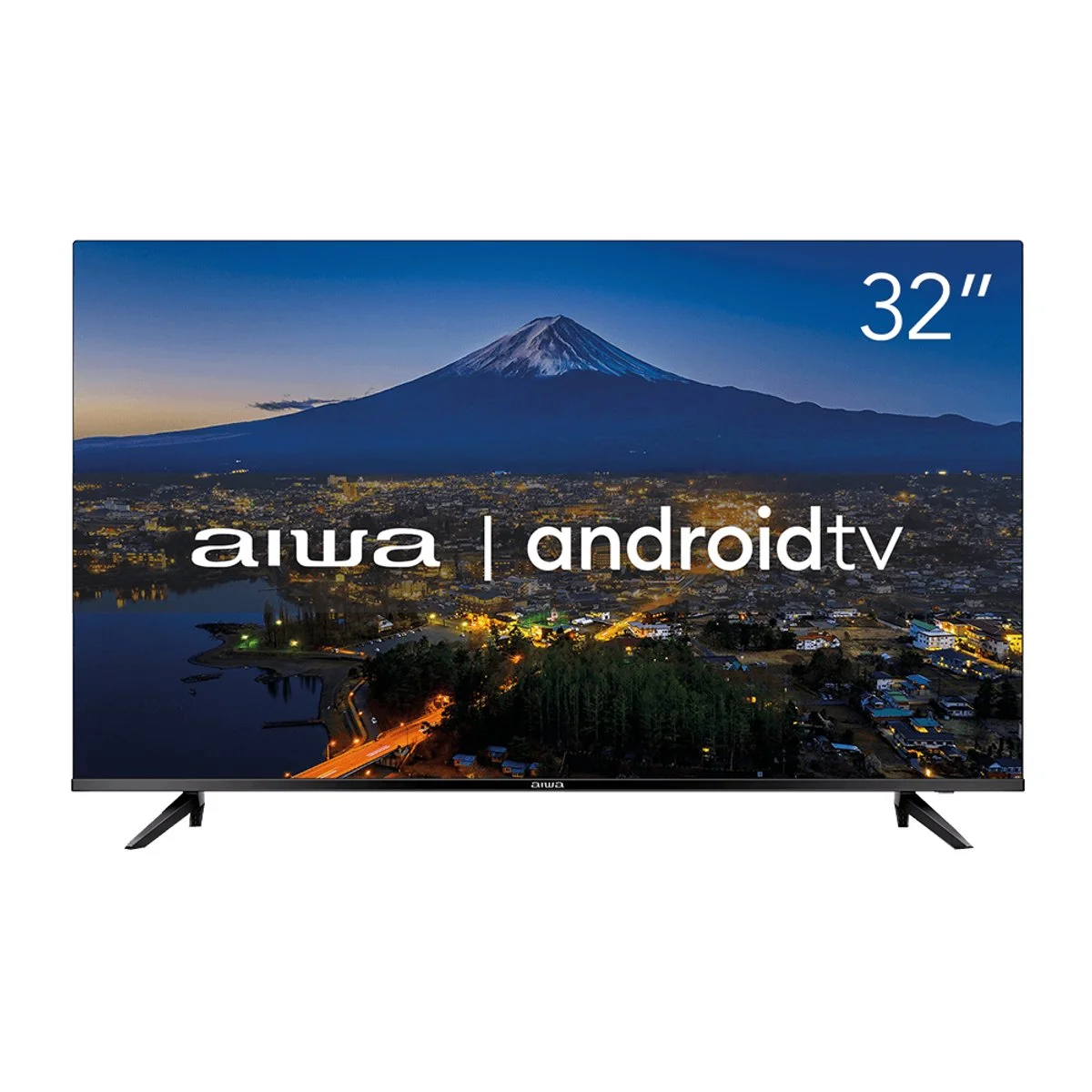 Smart TV AIWA 32" Android HD Borda Ultrafina HDR10 Dolby Áudio AWS-TV-32-BL-02-A - AP / MT