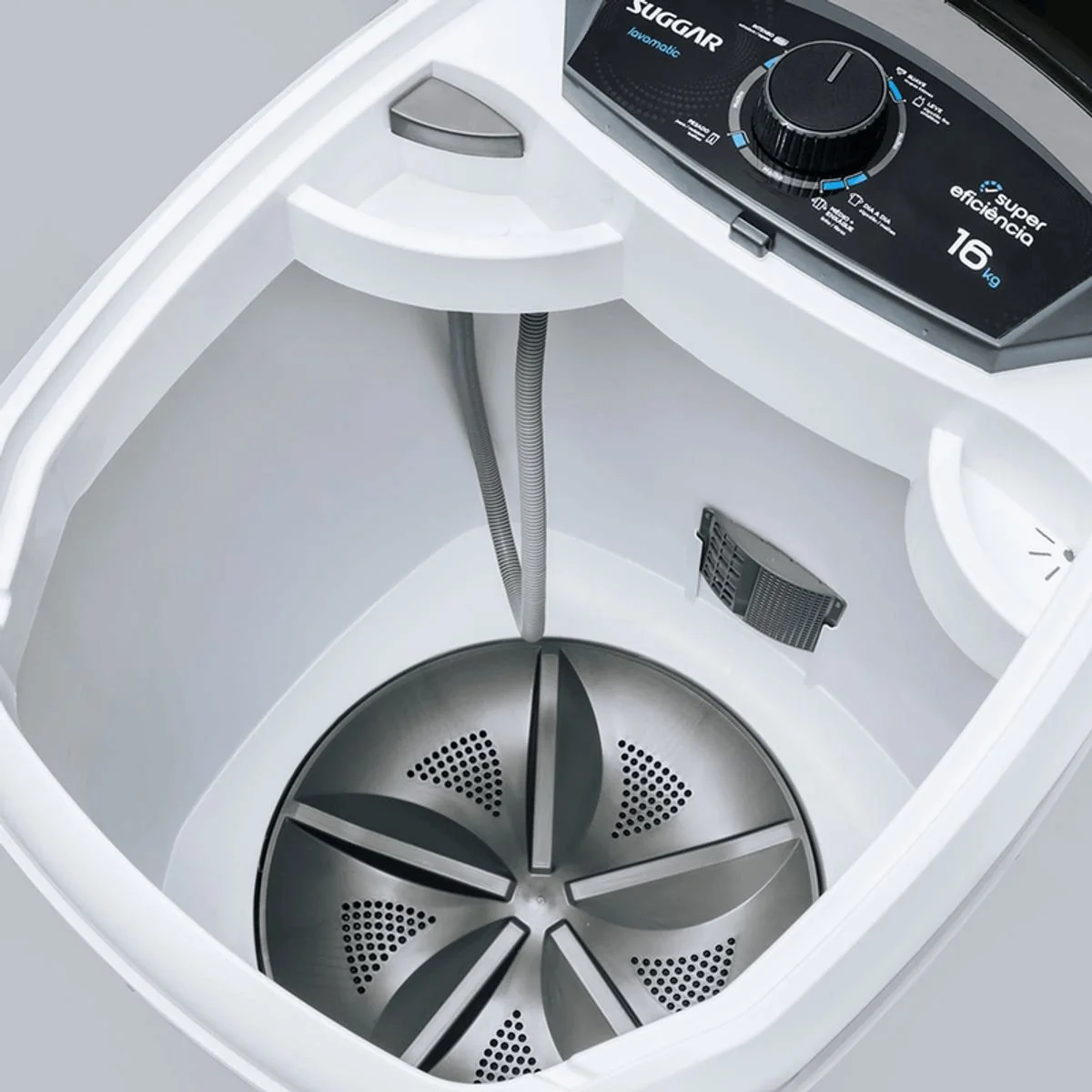 Lavadora Suggar Lavamatic 16kg Branca 127V - LC1621BR - AP / MT