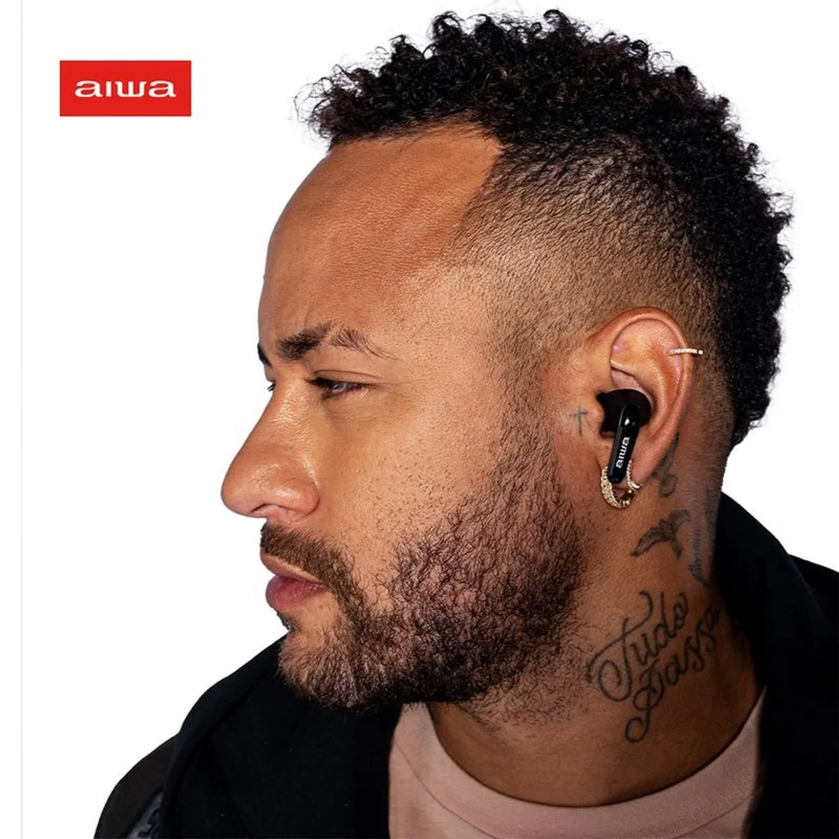 Fone de Ouvido Earbud AIWA AWS-EB-01-B Bluetooth IPX5 ANC Bivolt - AP / MT