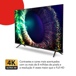 Smart TV AIWA 75 Polegadas Google TV 4K Dolby Vision Atmos AWS-TV-75-BL-01-G - AP / MT